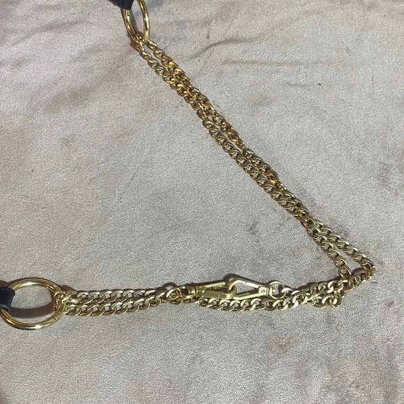 CUIR VERITABLE ITALIAN 
Elegant Black Leather Hobo Shoulder Bag - Picture 6 of 15